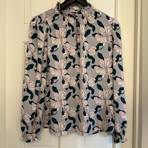 Women's Floral Blouse in Purple